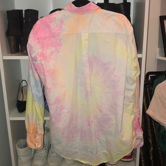 Ralph lauren big fit tie dye shirt Clearance